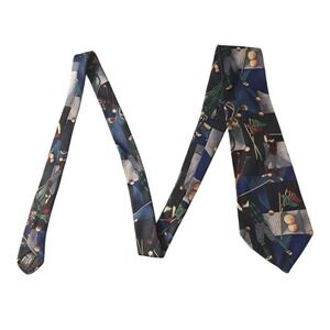 Stuart Ashley Men's‎ Tie Multicolor 100% Polyester Classic Golf Made In USA